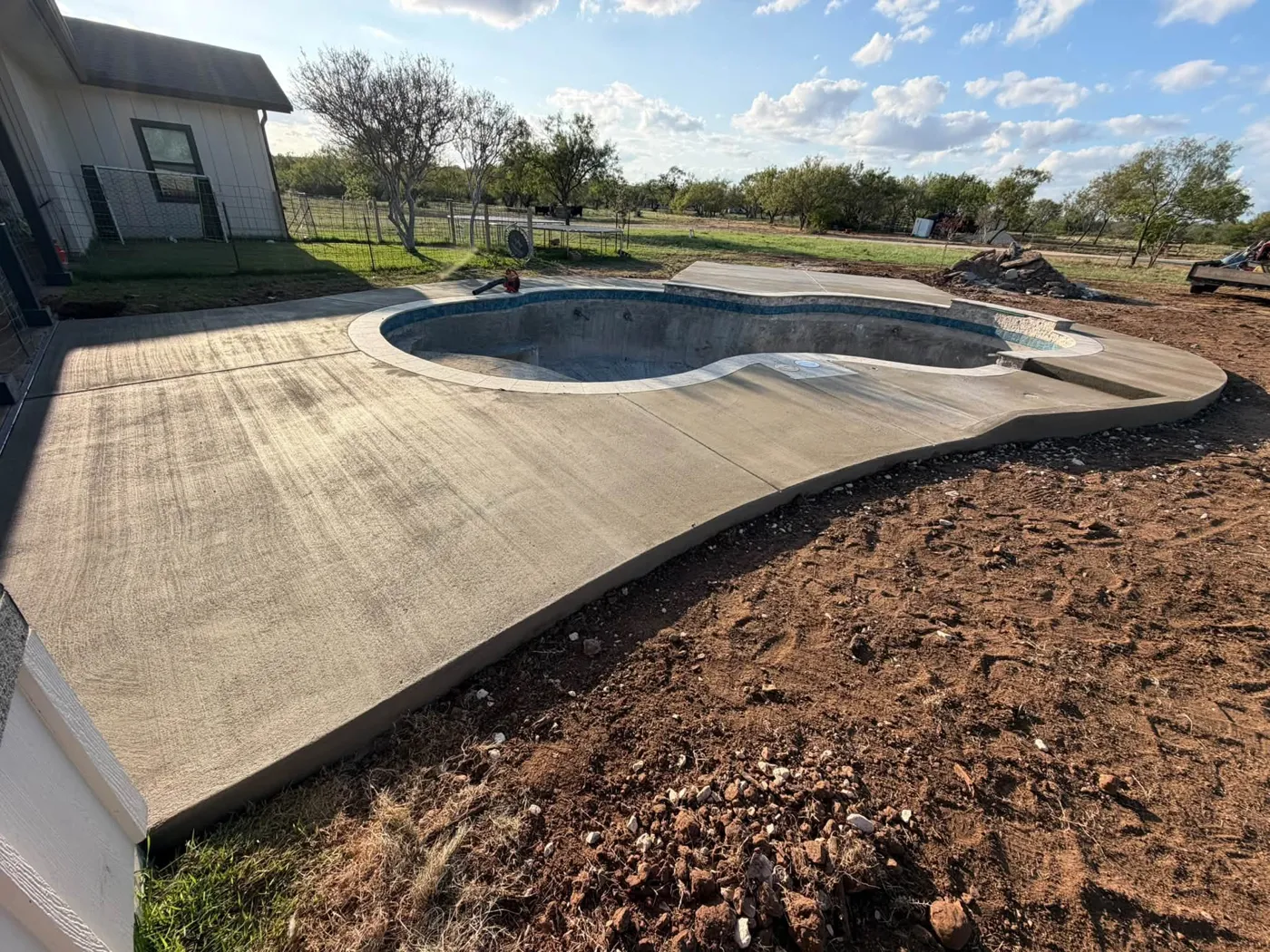 Fresh pour by JGH Concrete