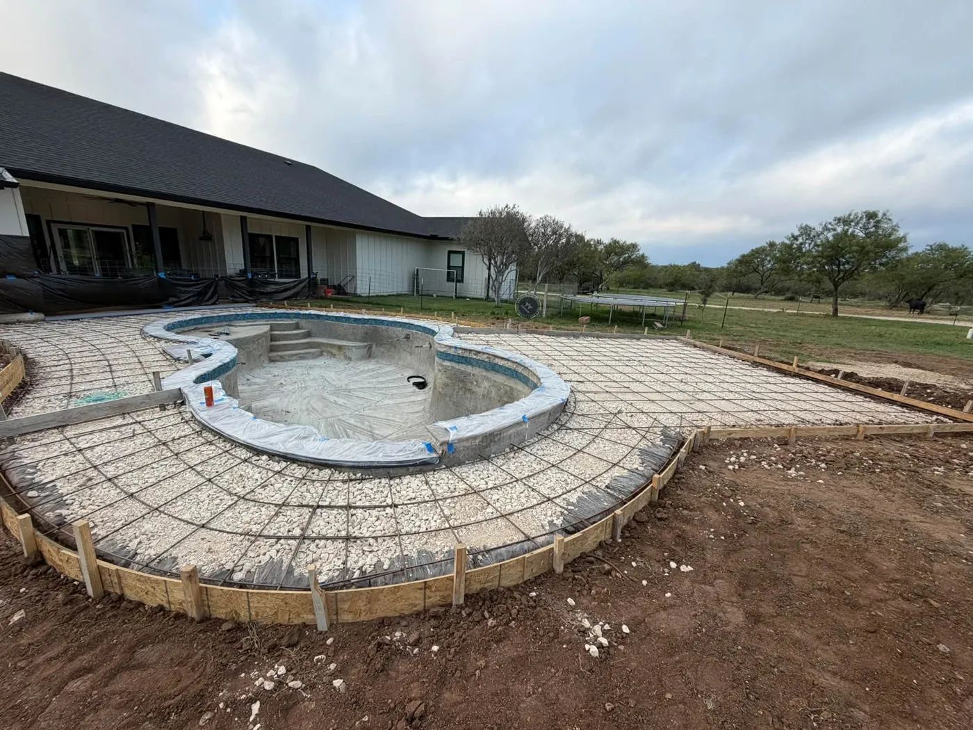 Rebar grid by JGH Concrete